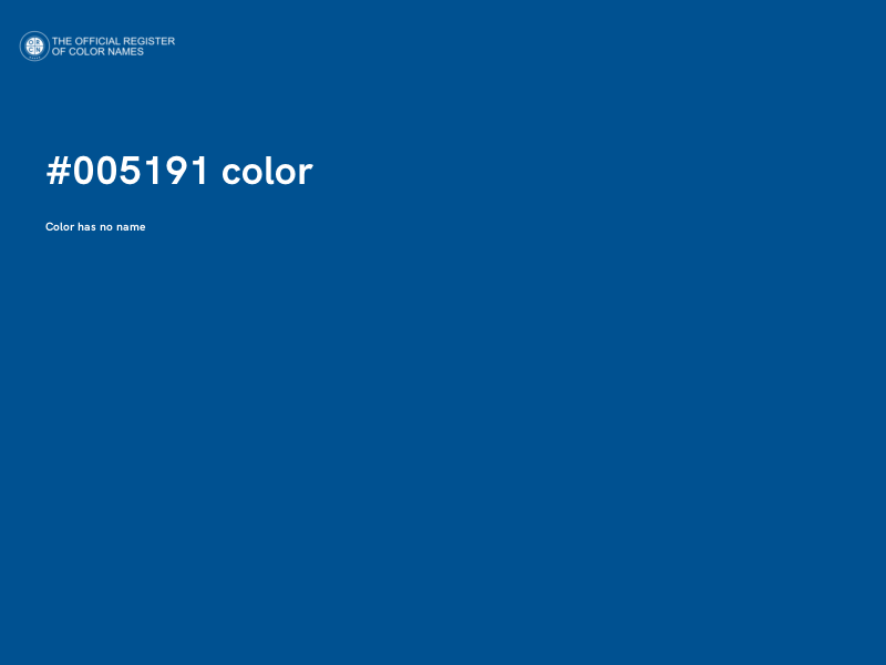 #005191 color image
