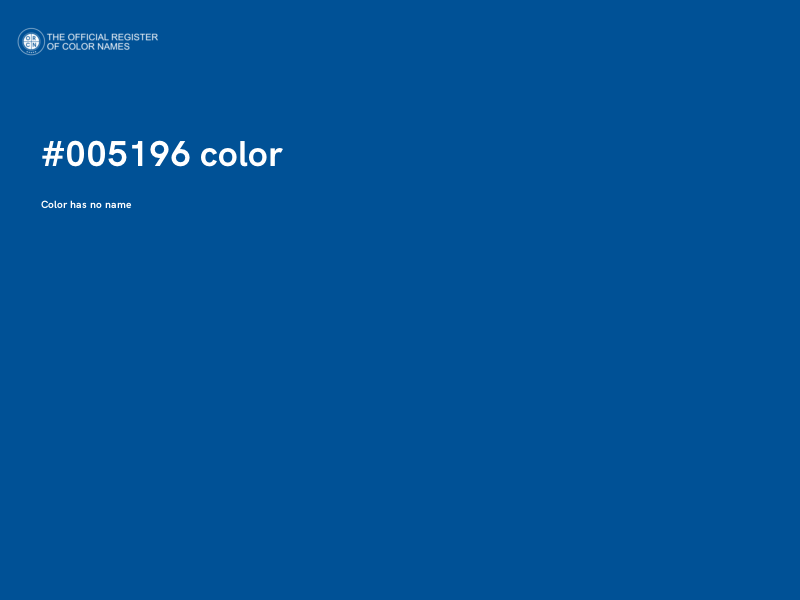 #005196 color image
