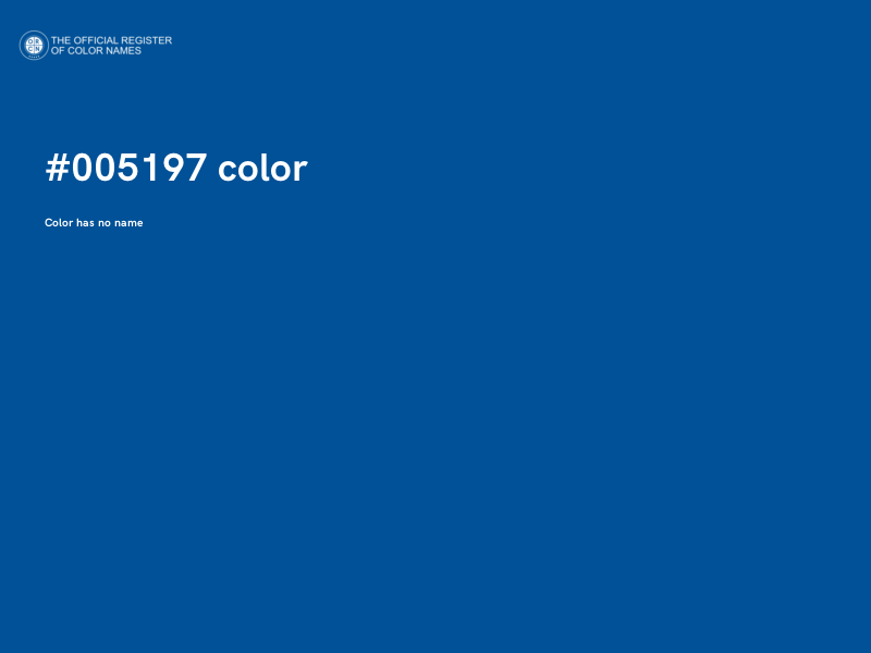 #005197 color image