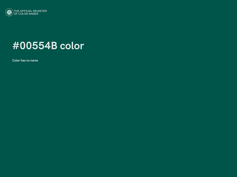 #00554B color image