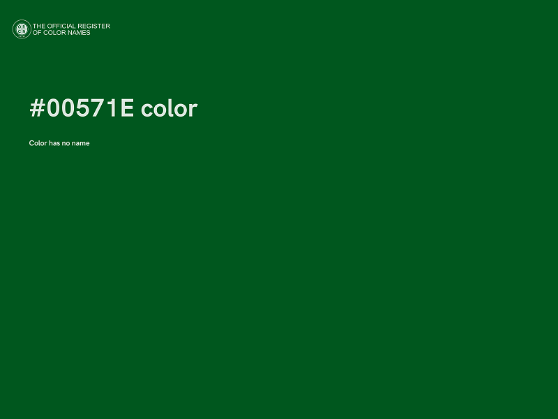 #00571E color image