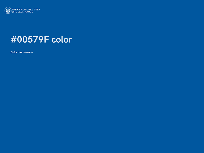 #00579F color image