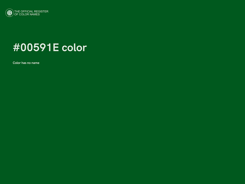 #00591E color image