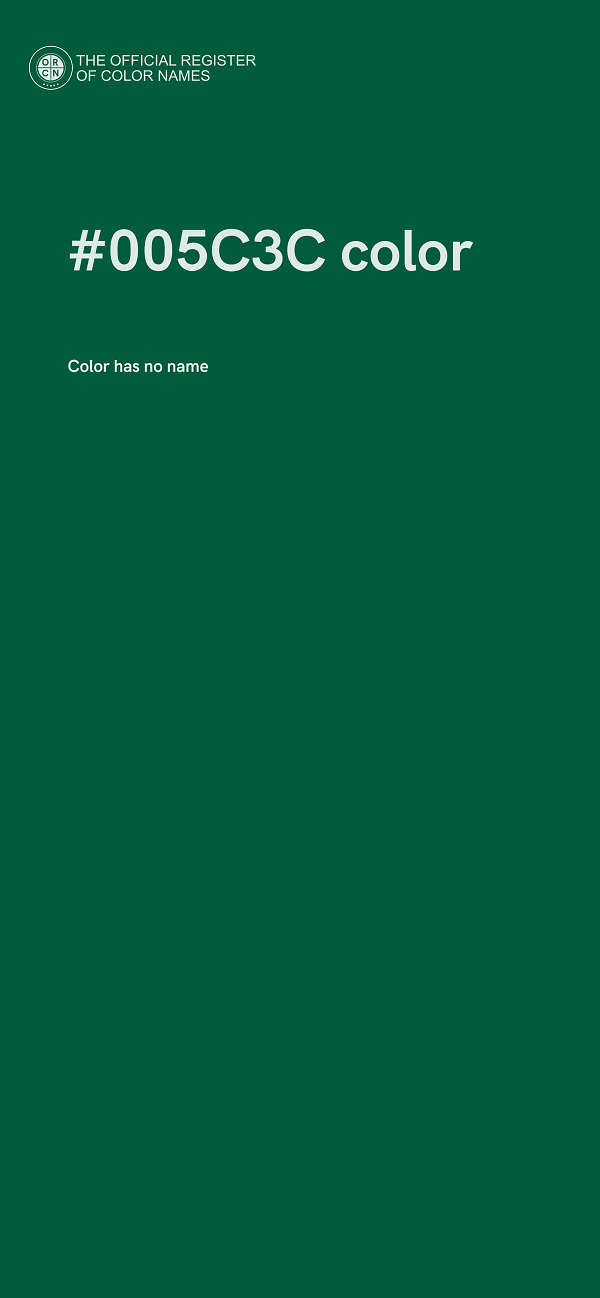 #005C3C color image