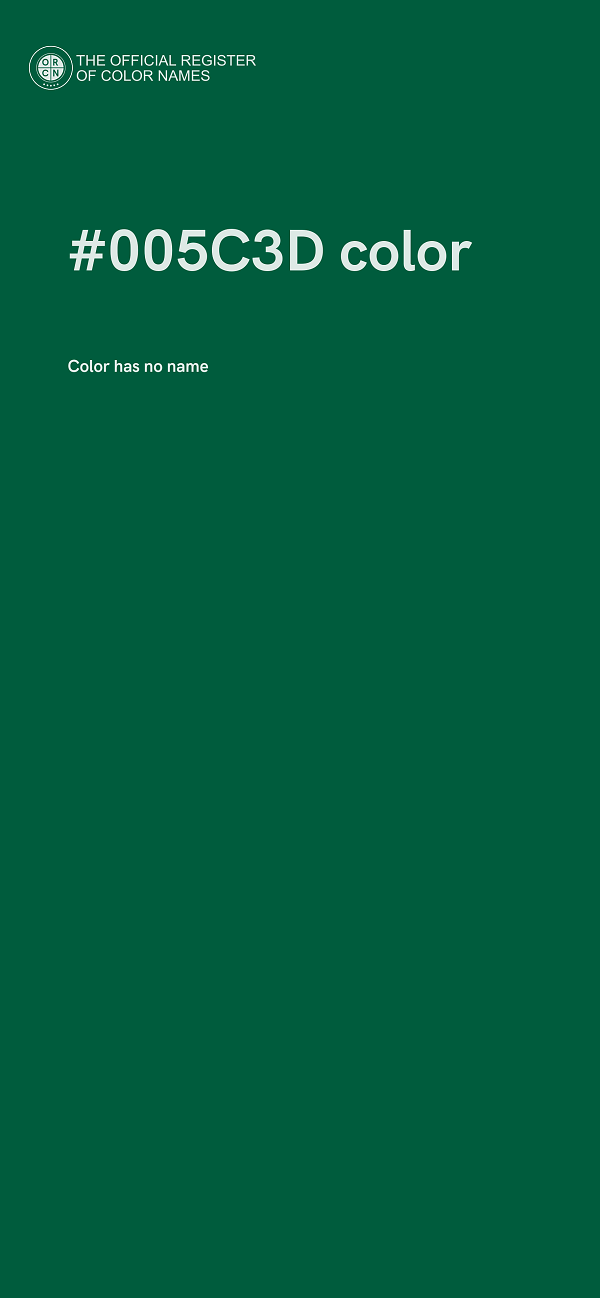 #005C3D color image