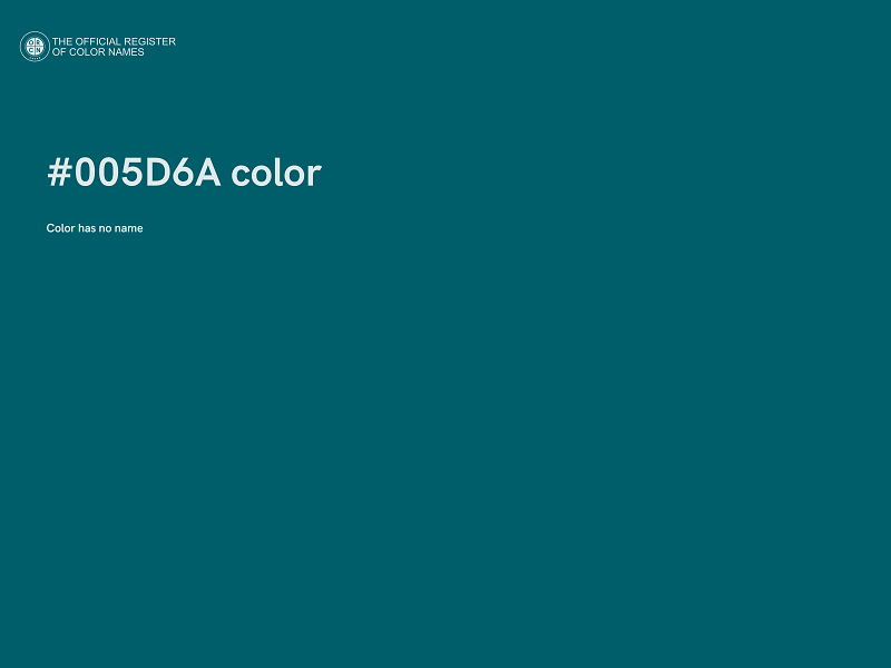 #005D6A color image