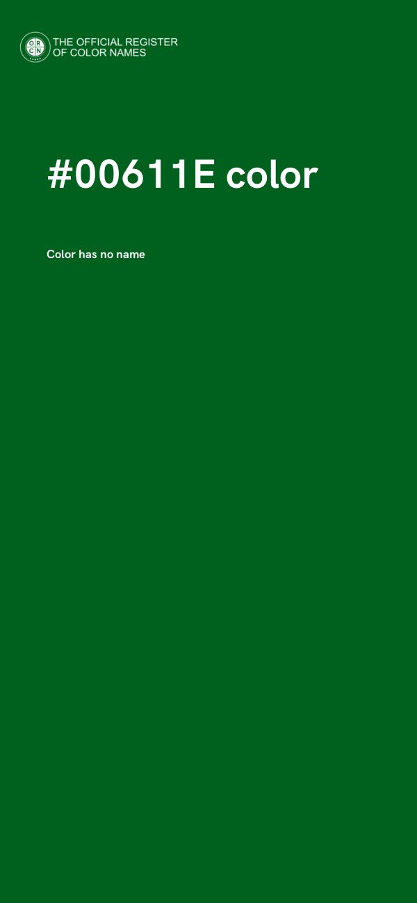 #00611E color image