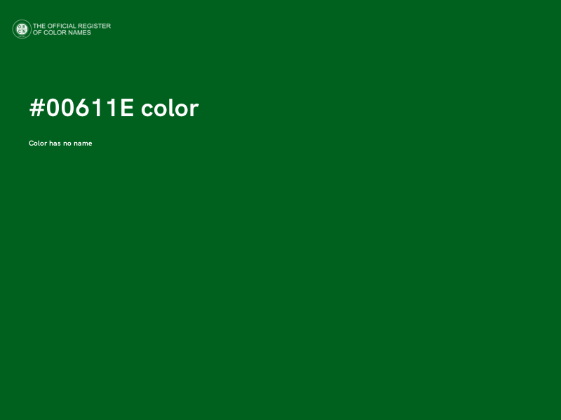 #00611E color image