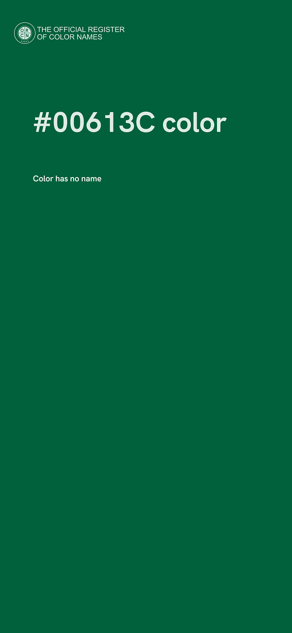 #00613C color image