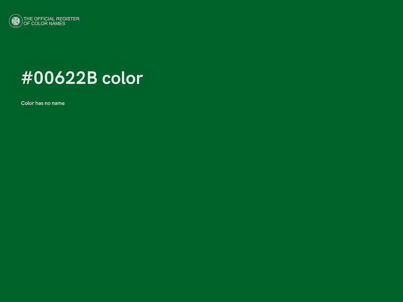 #00622B color image