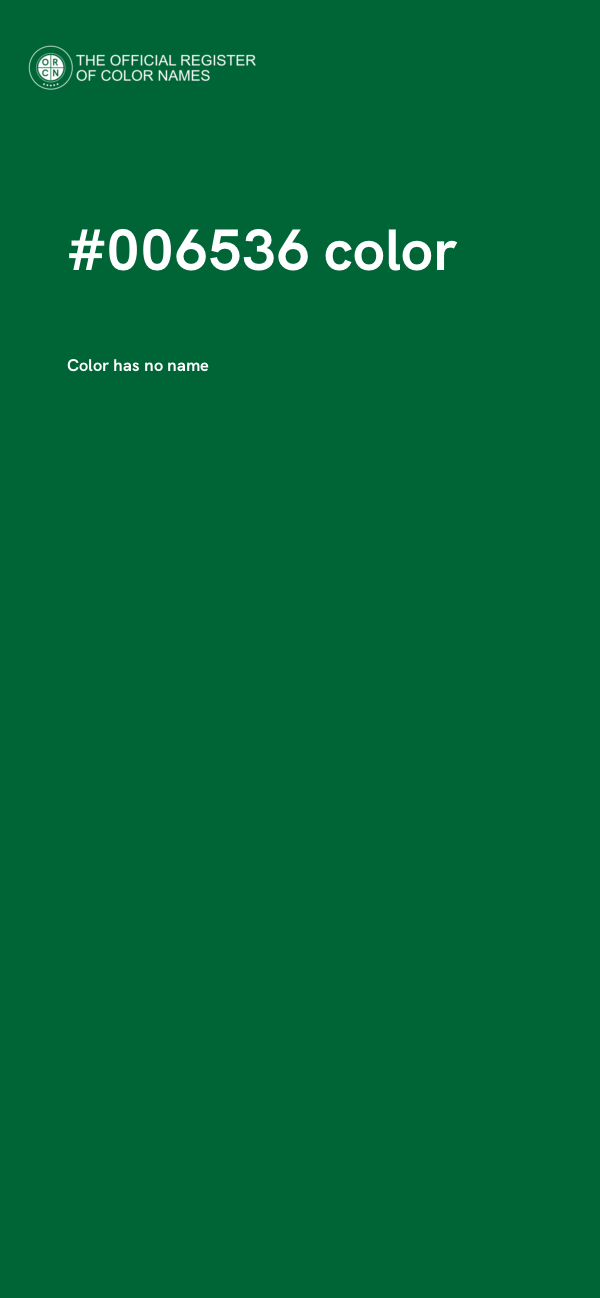 #006536 color image