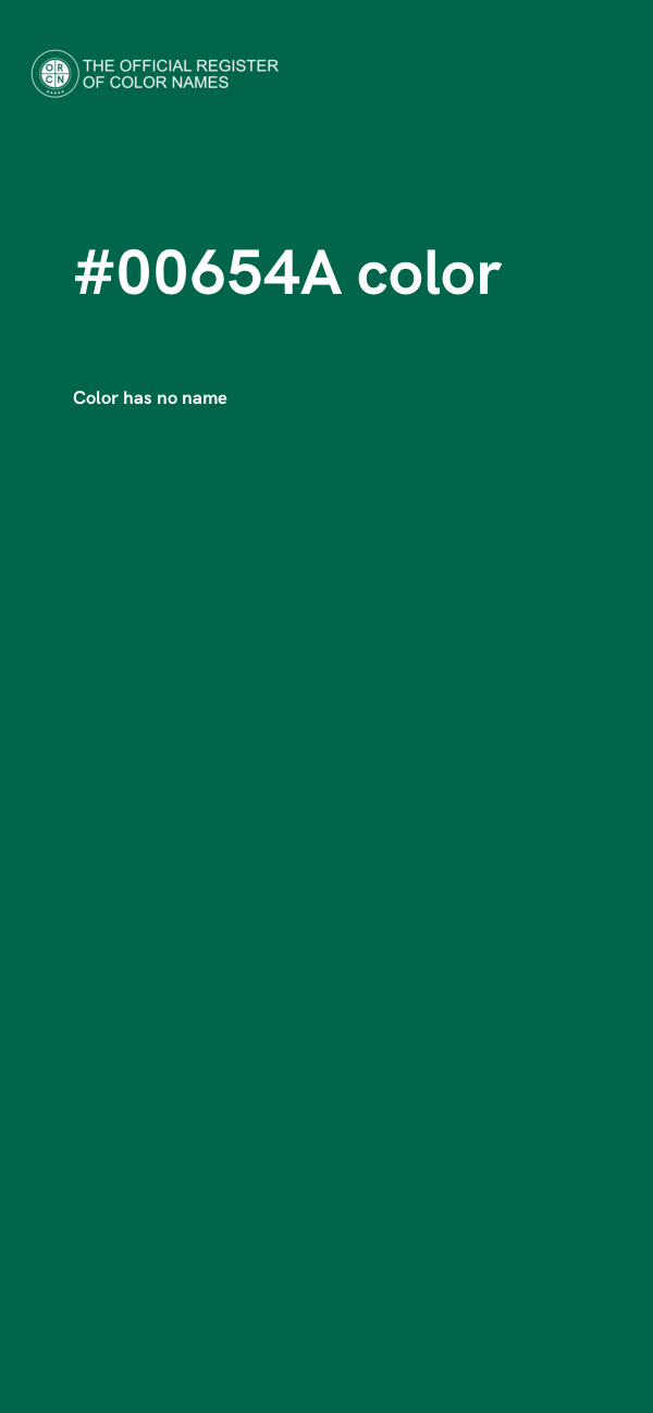 #00654A color image