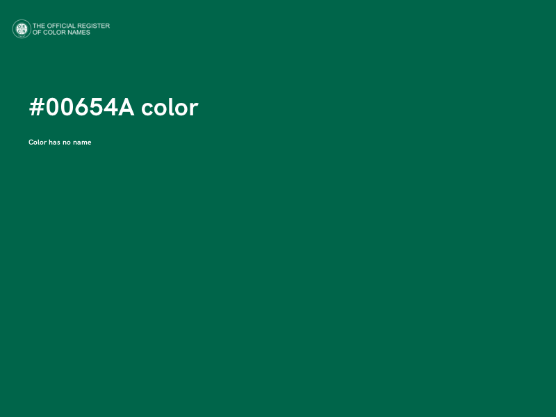 #00654A color image