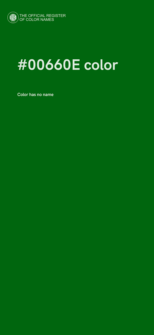 #00660E color image