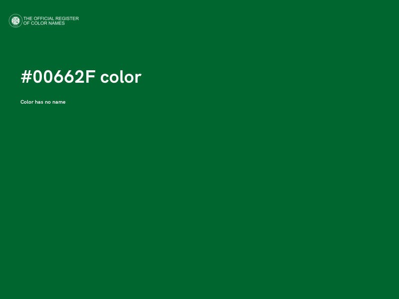 #00662F color image
