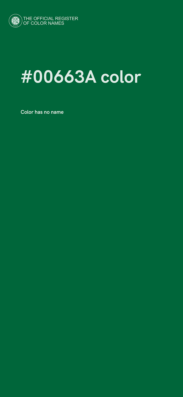 #00663A color image