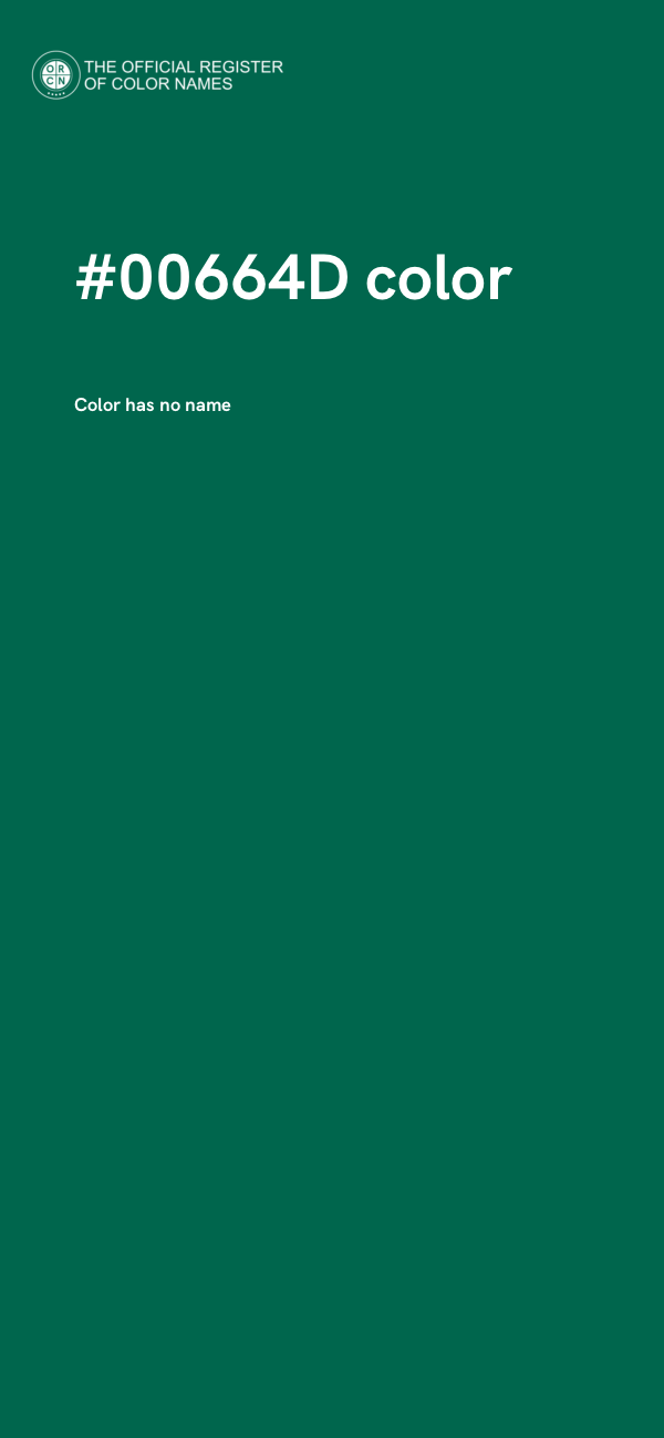 #00664D color image