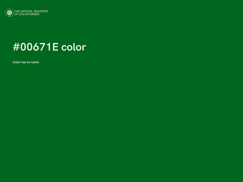 #00671E color image