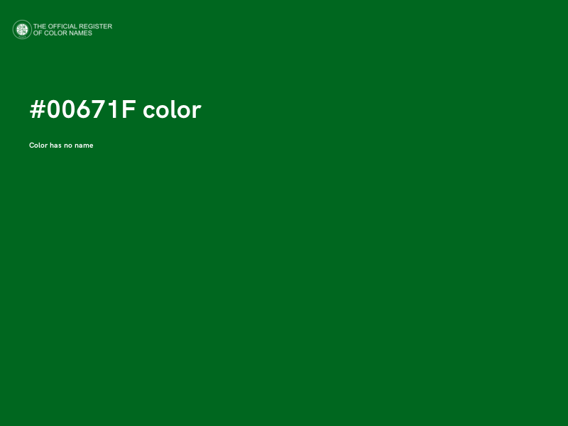 #00671F color image