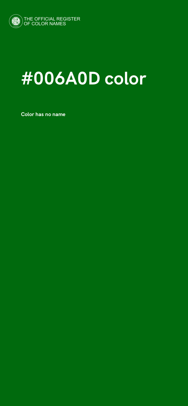 #006A0D color image