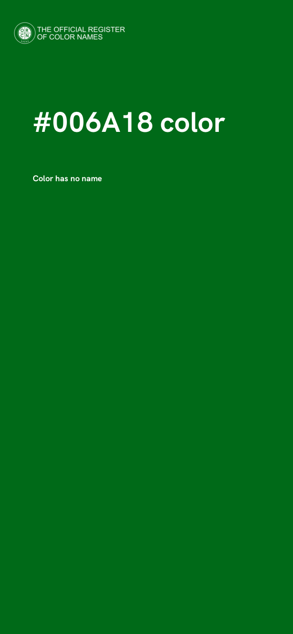 #006A18 color image