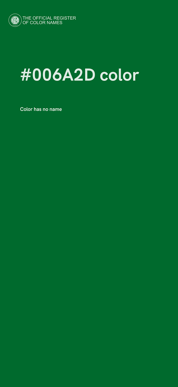 #006A2D color image