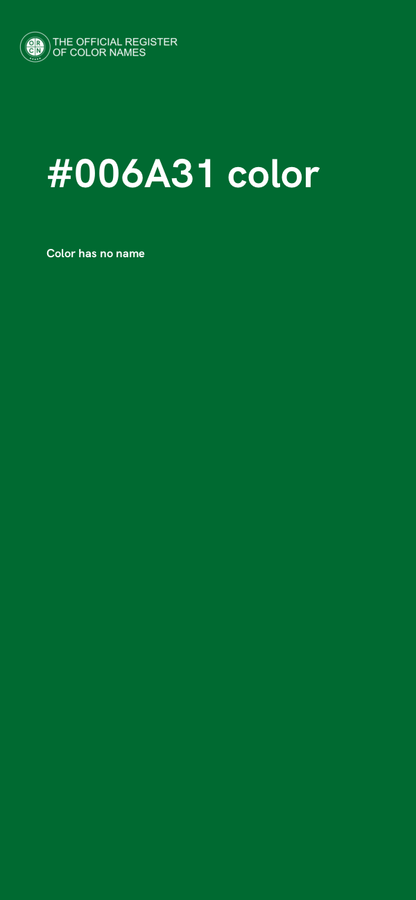 #006A31 color image