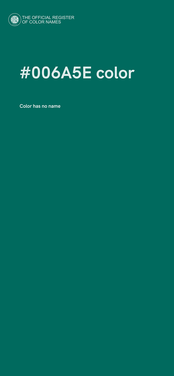 #006A5E color image