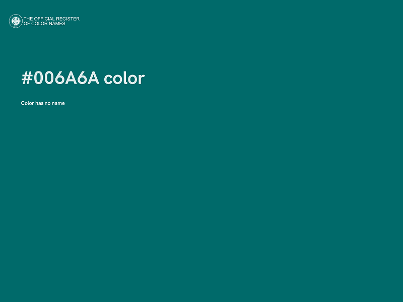 #006A6A color image