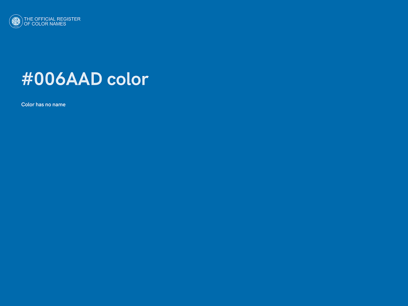 #006AAD color image