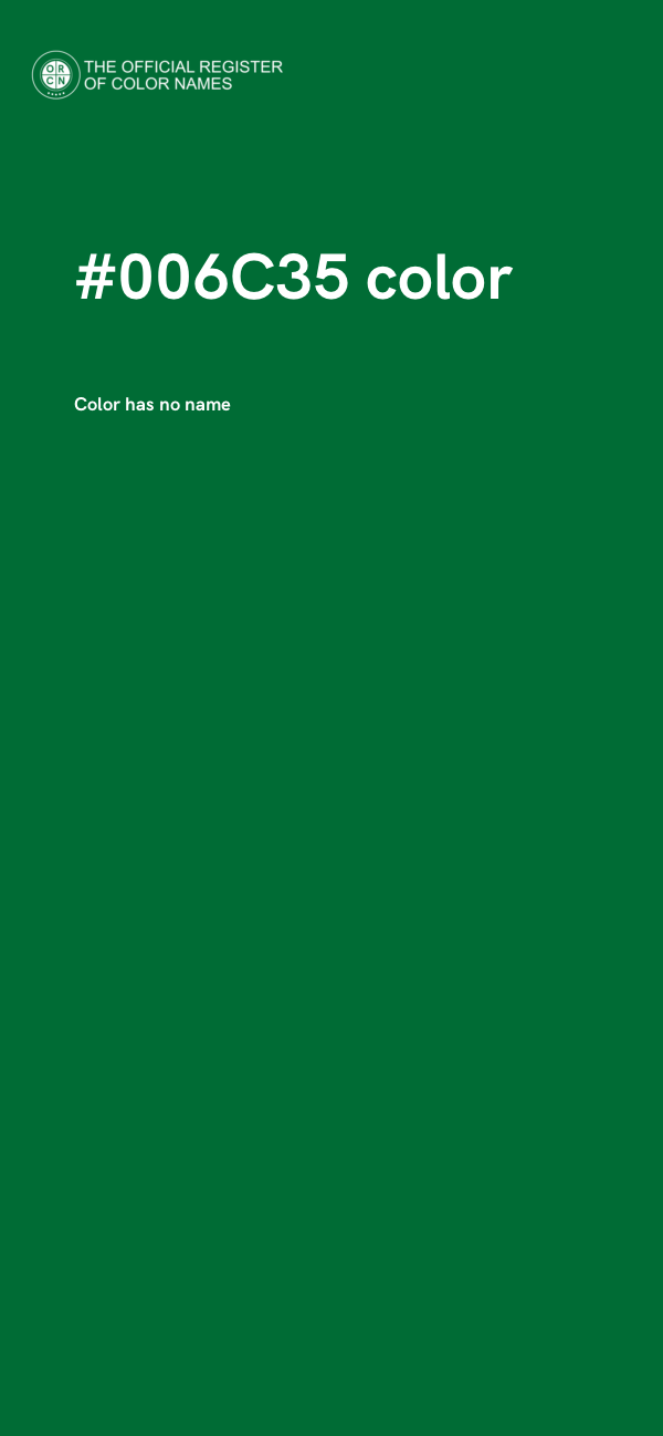 #006C35 color image