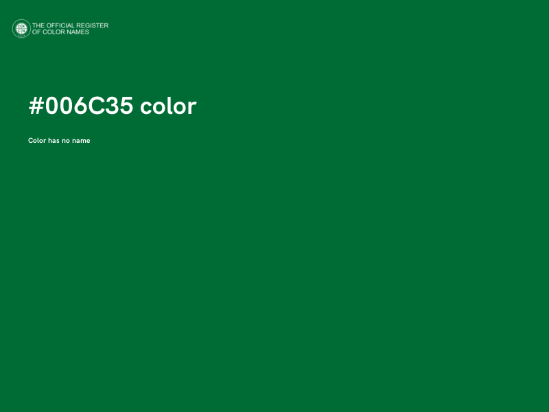 #006C35 color image