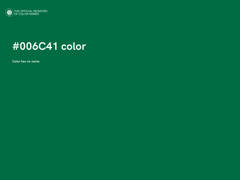 #006C41 color image