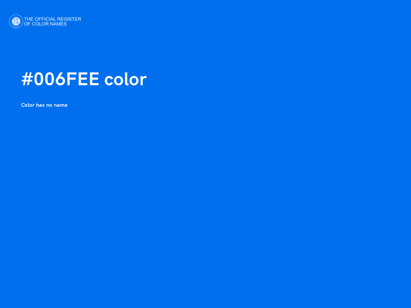 #006FEE color image