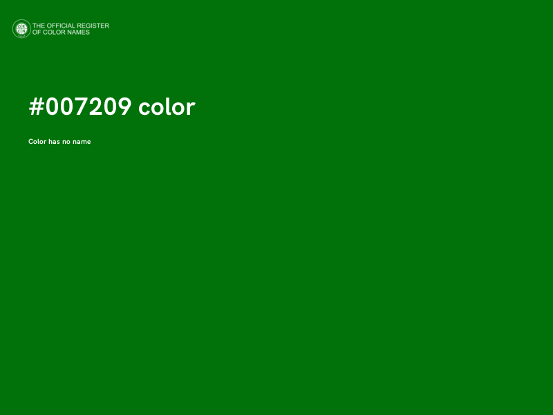 #007209 color image