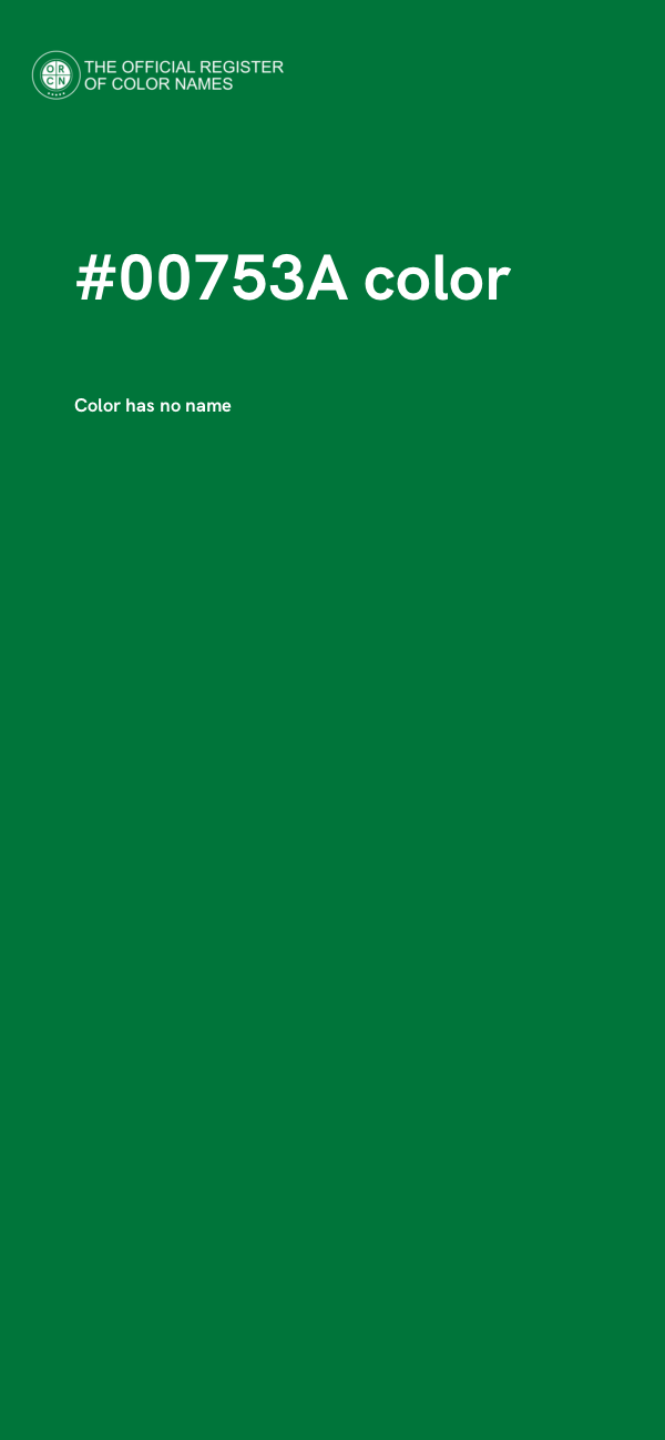 #00753A color image