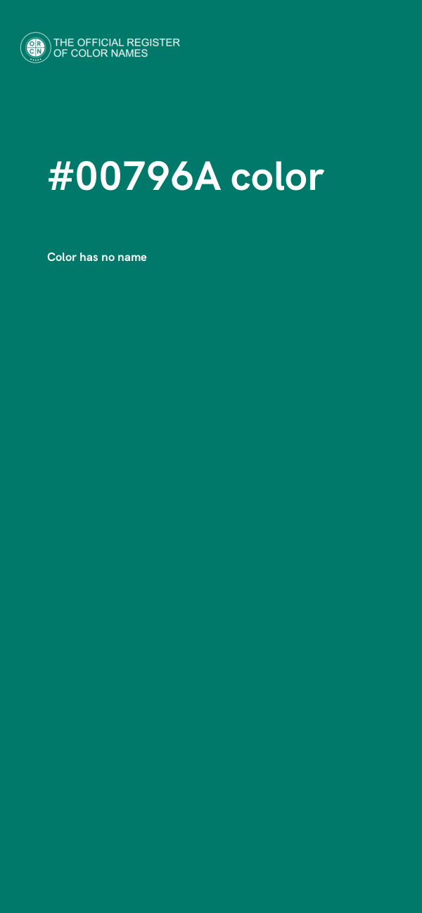 #00796A color image