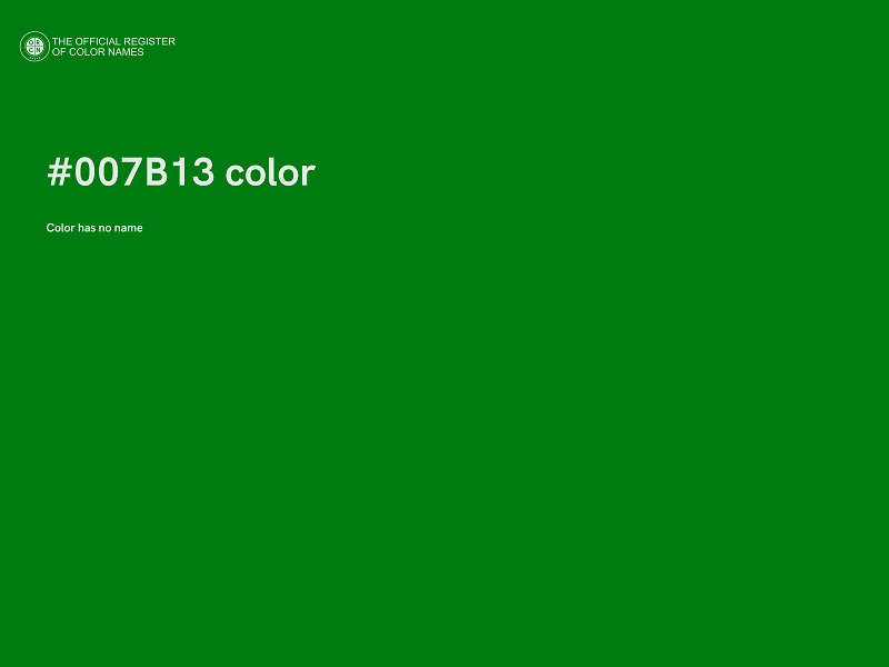 #007B13 color image