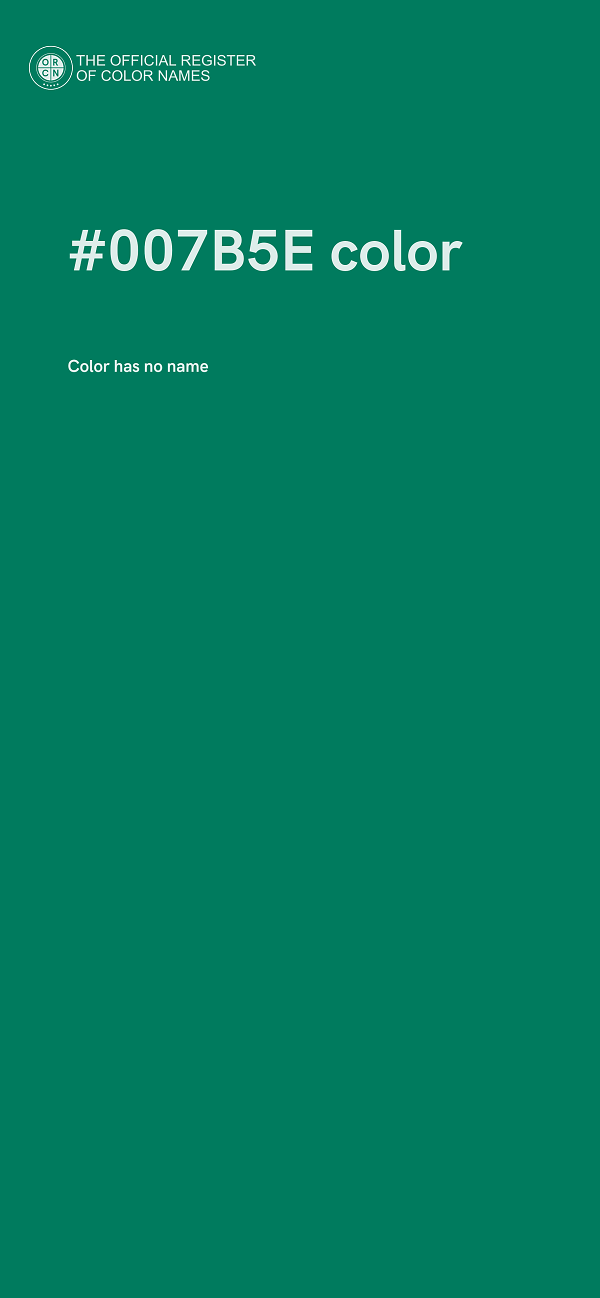 #007B5E color image