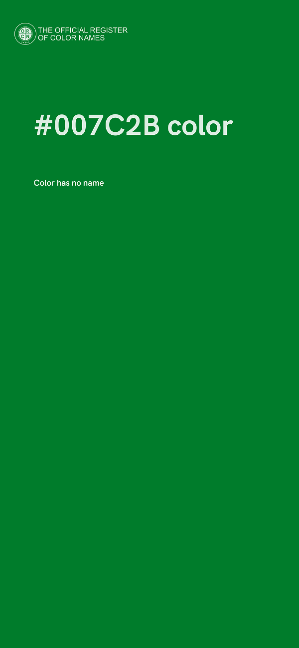 #007C2B color image