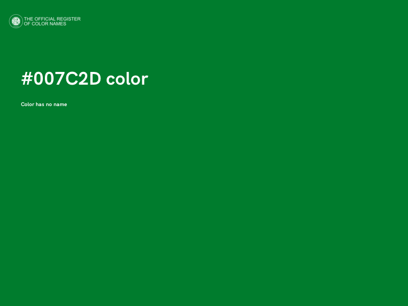 #007C2D color image
