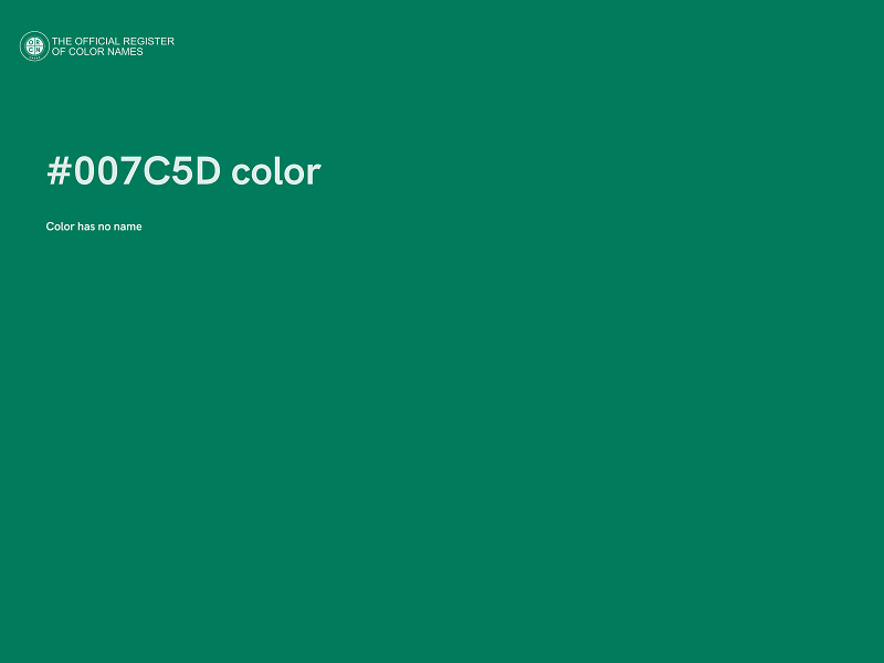 #007C5D color image