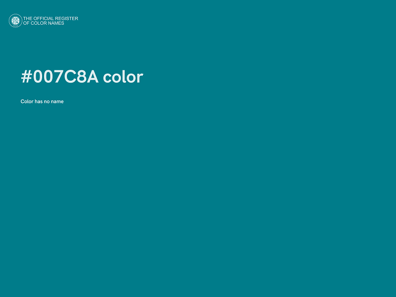 #007C8A color image