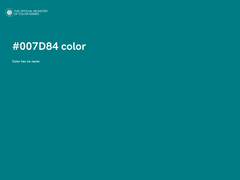#007D84 color image