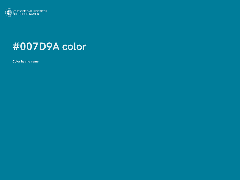 #007D9A color image