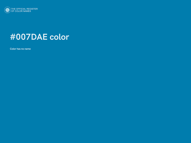 #007DAE color image
