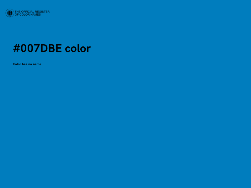 #007DBE color image