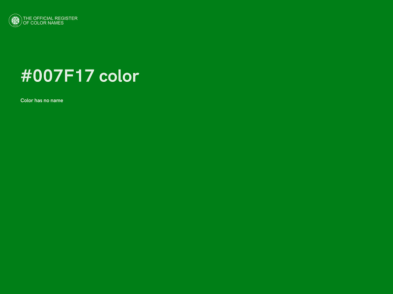 #007F17 color image