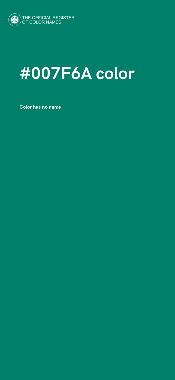 #007F6A color image