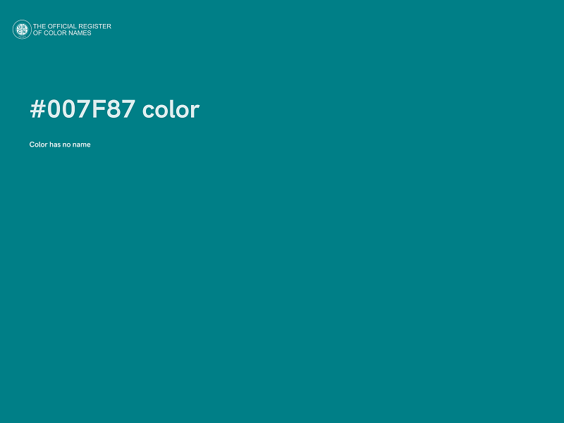 #007F87 color image